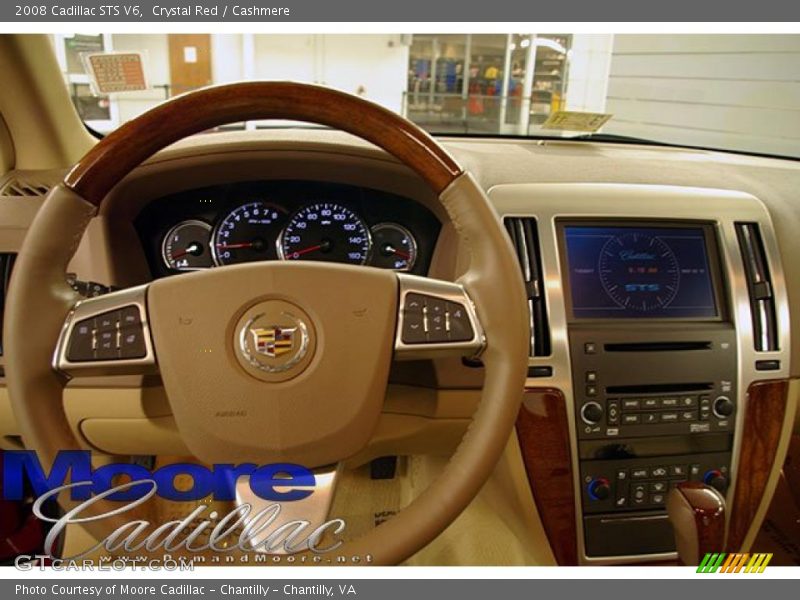 Crystal Red / Cashmere 2008 Cadillac STS V6