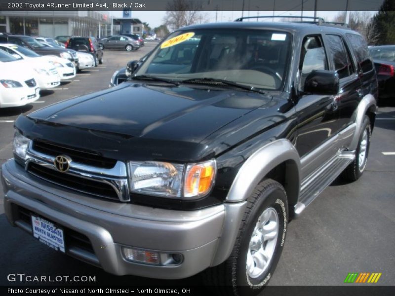 Black / Oak 2002 Toyota 4Runner Limited 4x4