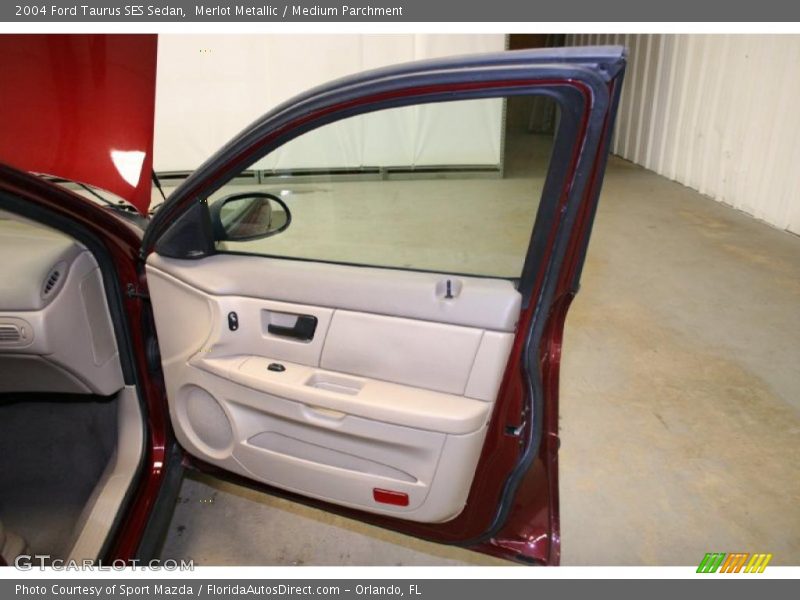 Merlot Metallic / Medium Parchment 2004 Ford Taurus SES Sedan