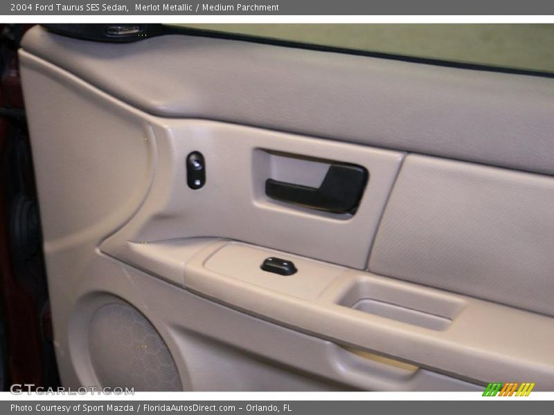 Merlot Metallic / Medium Parchment 2004 Ford Taurus SES Sedan