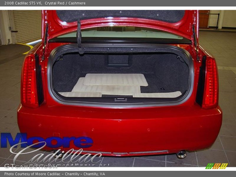 Crystal Red / Cashmere 2008 Cadillac STS V6