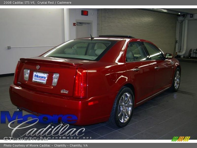 Crystal Red / Cashmere 2008 Cadillac STS V6