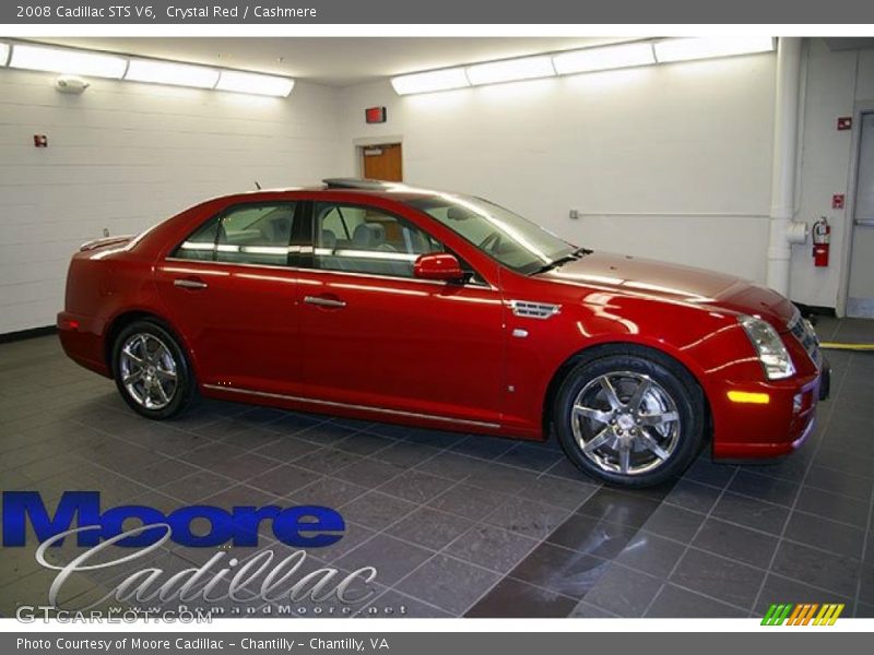 Crystal Red / Cashmere 2008 Cadillac STS V6