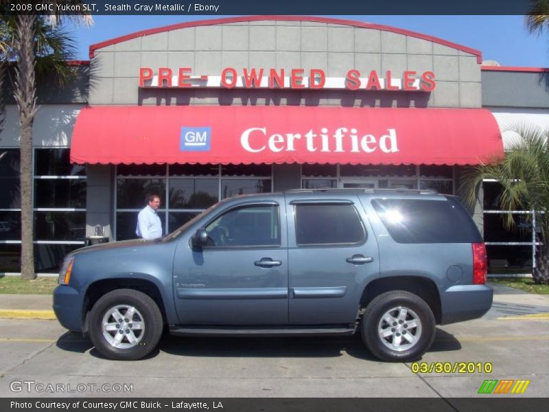Stealth Gray Metallic / Ebony 2008 GMC Yukon SLT