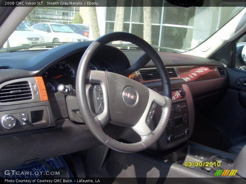 Stealth Gray Metallic / Ebony 2008 GMC Yukon SLT
