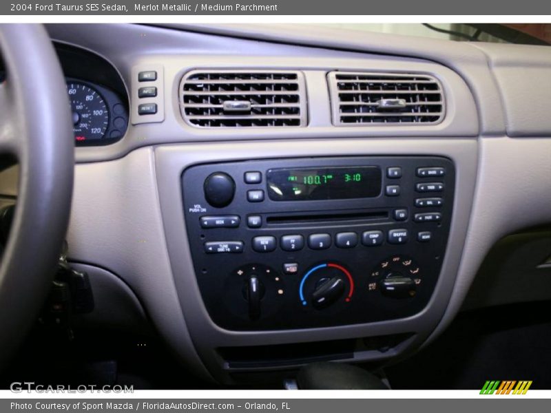 Merlot Metallic / Medium Parchment 2004 Ford Taurus SES Sedan