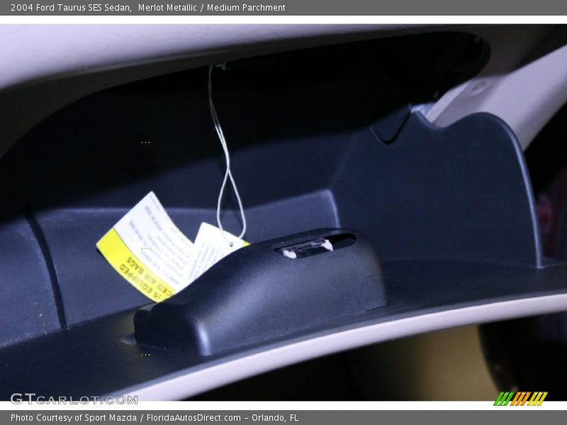 Merlot Metallic / Medium Parchment 2004 Ford Taurus SES Sedan