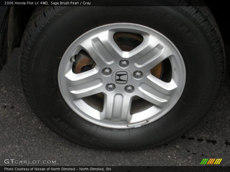 Sage Brush Pearl / Gray 2006 Honda Pilot LX 4WD