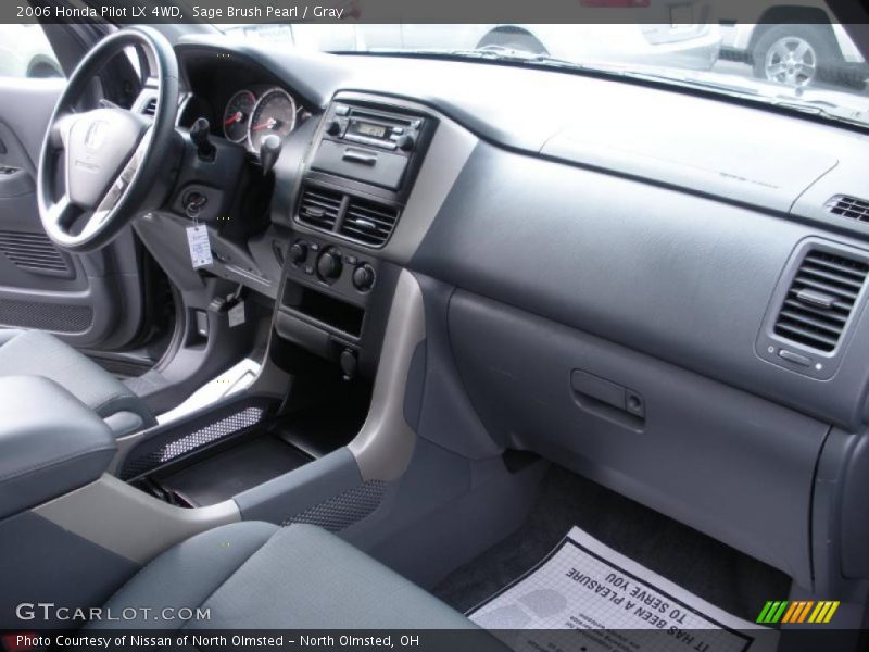 Sage Brush Pearl / Gray 2006 Honda Pilot LX 4WD