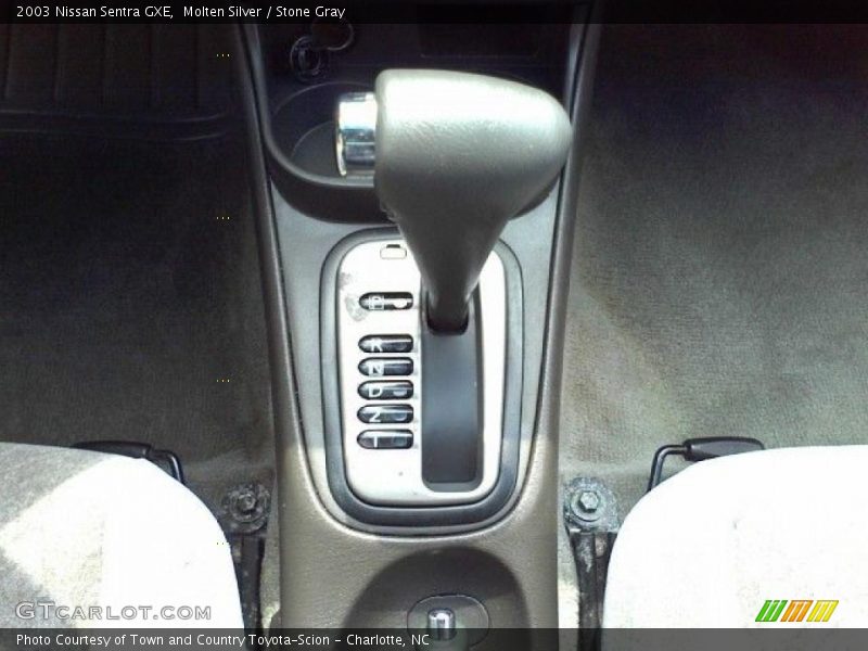 Molten Silver / Stone Gray 2003 Nissan Sentra GXE