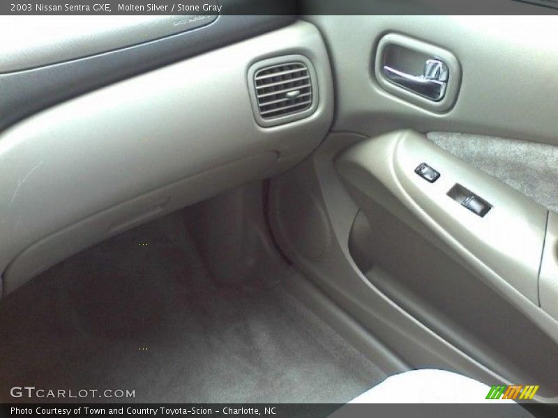 Molten Silver / Stone Gray 2003 Nissan Sentra GXE