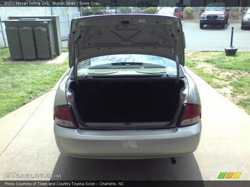 Molten Silver / Stone Gray 2003 Nissan Sentra GXE
