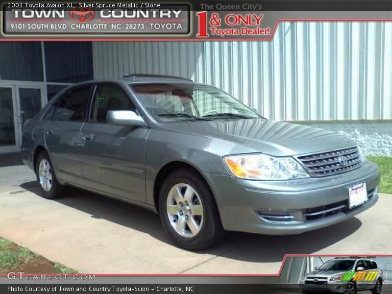 Silver Spruce Metallic / Stone 2003 Toyota Avalon XL