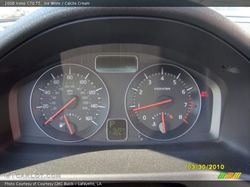 Ice White / Calcite Cream 2008 Volvo C70 T5