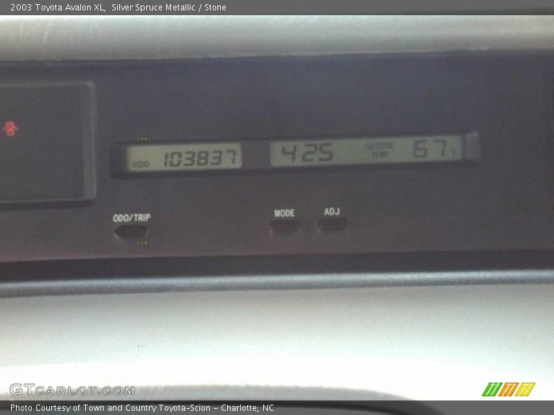 Silver Spruce Metallic / Stone 2003 Toyota Avalon XL