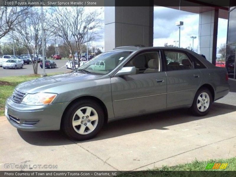 Silver Spruce Metallic / Stone 2003 Toyota Avalon XL