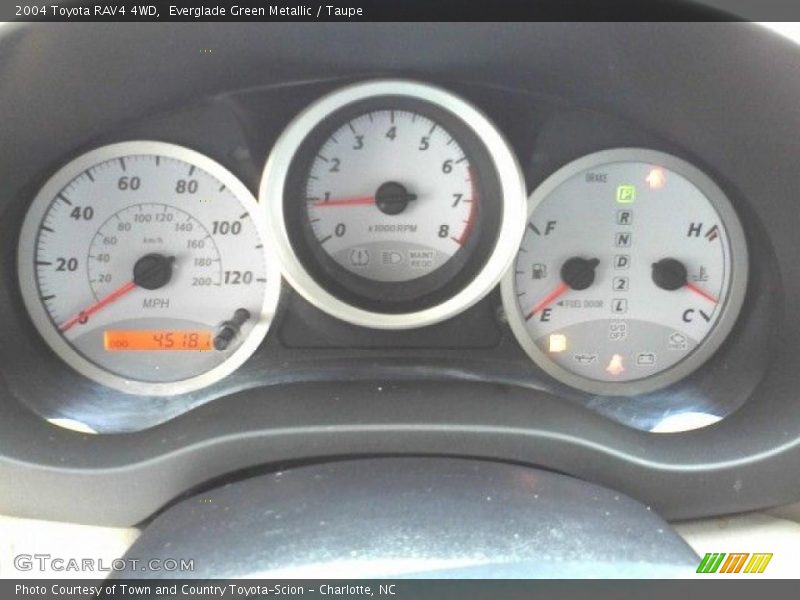Everglade Green Metallic / Taupe 2004 Toyota RAV4 4WD