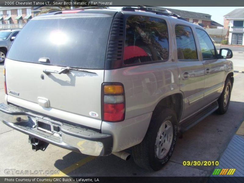 Silver Birch Metallic / Tan/Neutral 2006 Chevrolet Tahoe LT