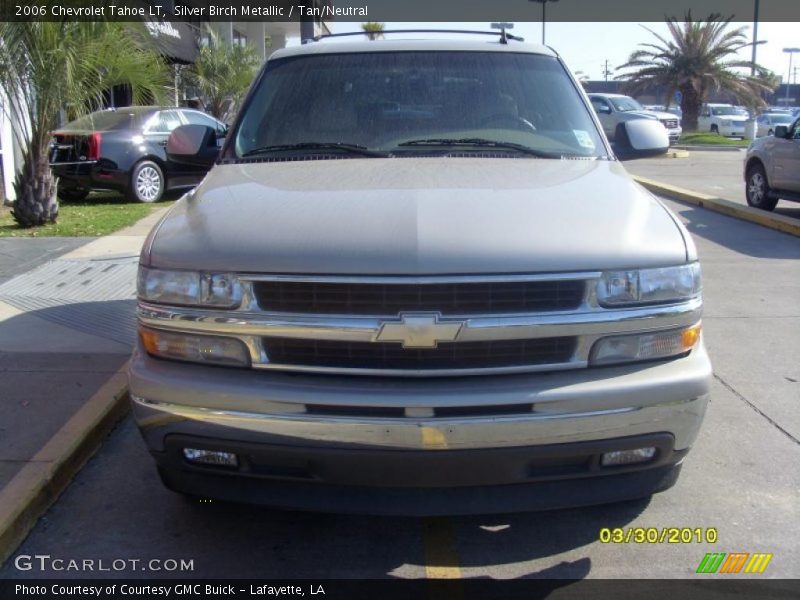 Silver Birch Metallic / Tan/Neutral 2006 Chevrolet Tahoe LT