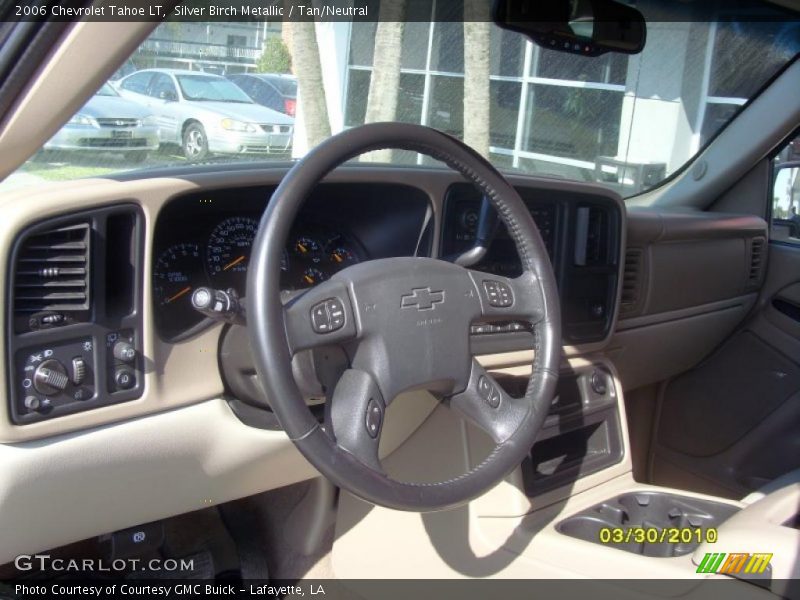 Silver Birch Metallic / Tan/Neutral 2006 Chevrolet Tahoe LT