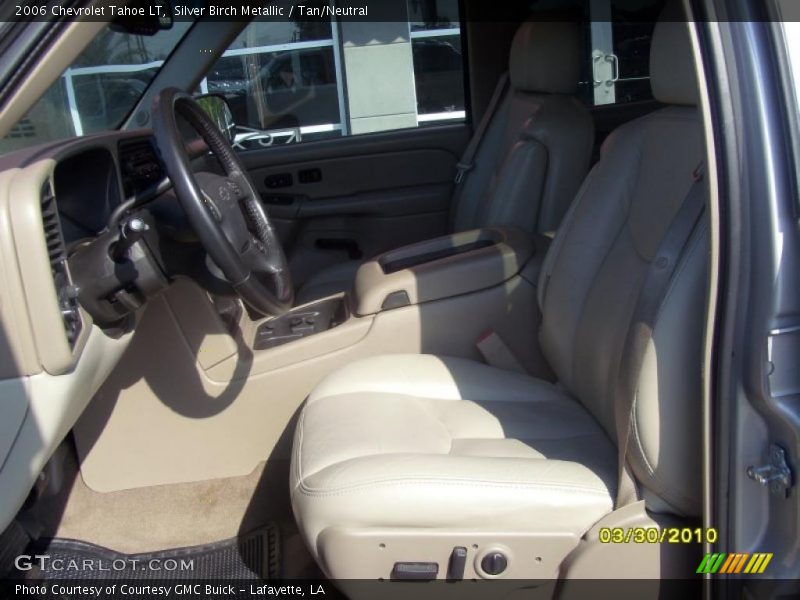 Silver Birch Metallic / Tan/Neutral 2006 Chevrolet Tahoe LT