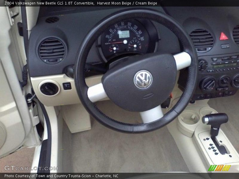 Harvest Moon Beige / Cream Beige 2004 Volkswagen New Beetle GLS 1.8T Convertible