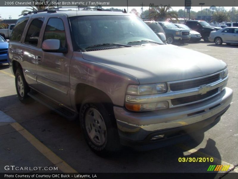 Silver Birch Metallic / Tan/Neutral 2006 Chevrolet Tahoe LT