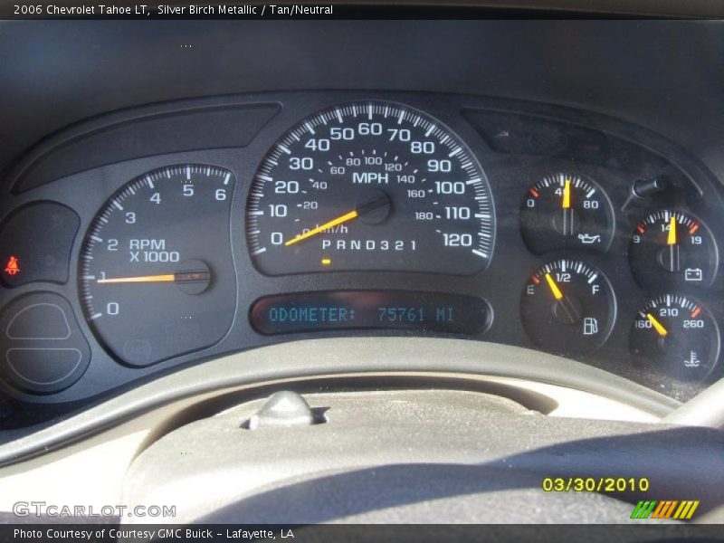 Silver Birch Metallic / Tan/Neutral 2006 Chevrolet Tahoe LT