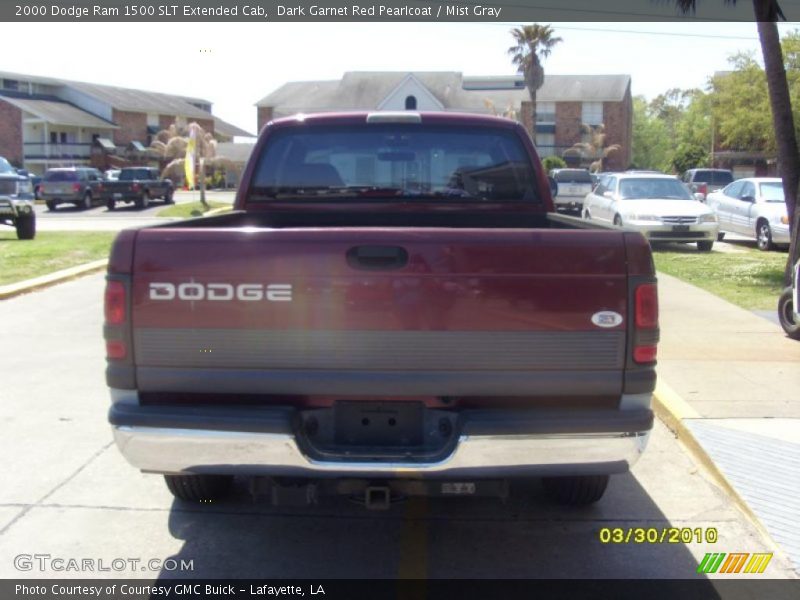 Dark Garnet Red Pearlcoat / Mist Gray 2000 Dodge Ram 1500 SLT Extended Cab