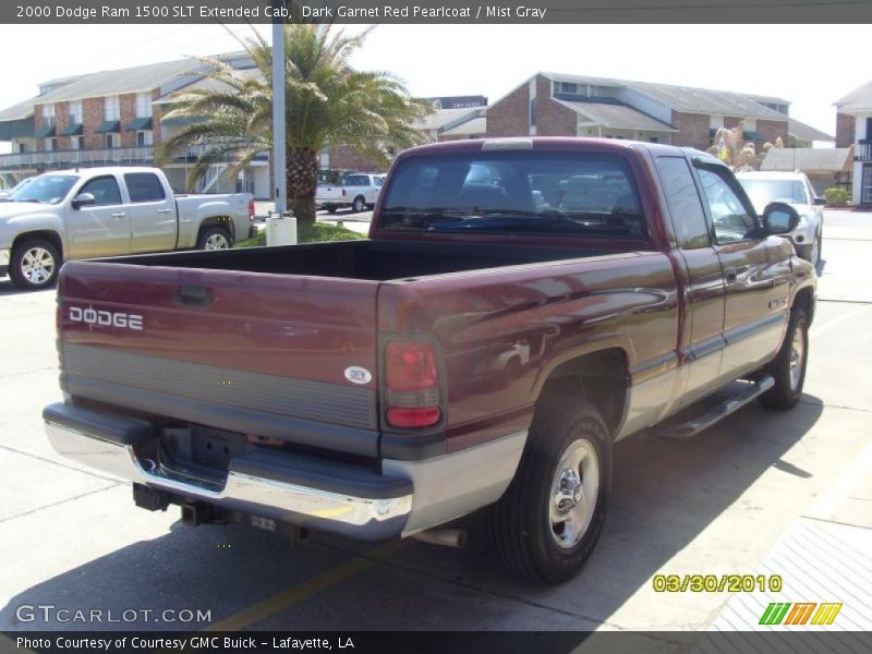 Dark Garnet Red Pearlcoat / Mist Gray 2000 Dodge Ram 1500 SLT Extended Cab