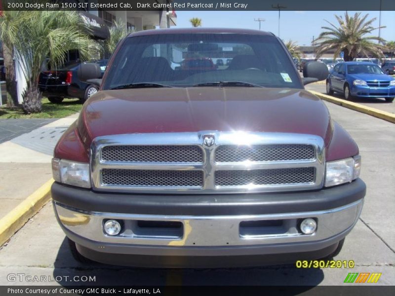 Dark Garnet Red Pearlcoat / Mist Gray 2000 Dodge Ram 1500 SLT Extended Cab