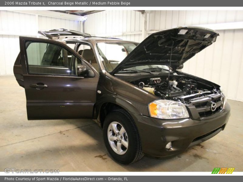 Charcoal Beige Metallic / Medium Pebble Beige 2006 Mazda Tribute s