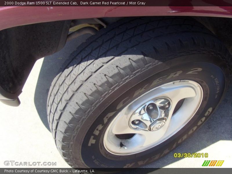 Dark Garnet Red Pearlcoat / Mist Gray 2000 Dodge Ram 1500 SLT Extended Cab