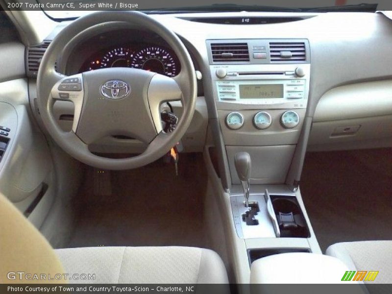 Super White / Bisque 2007 Toyota Camry CE