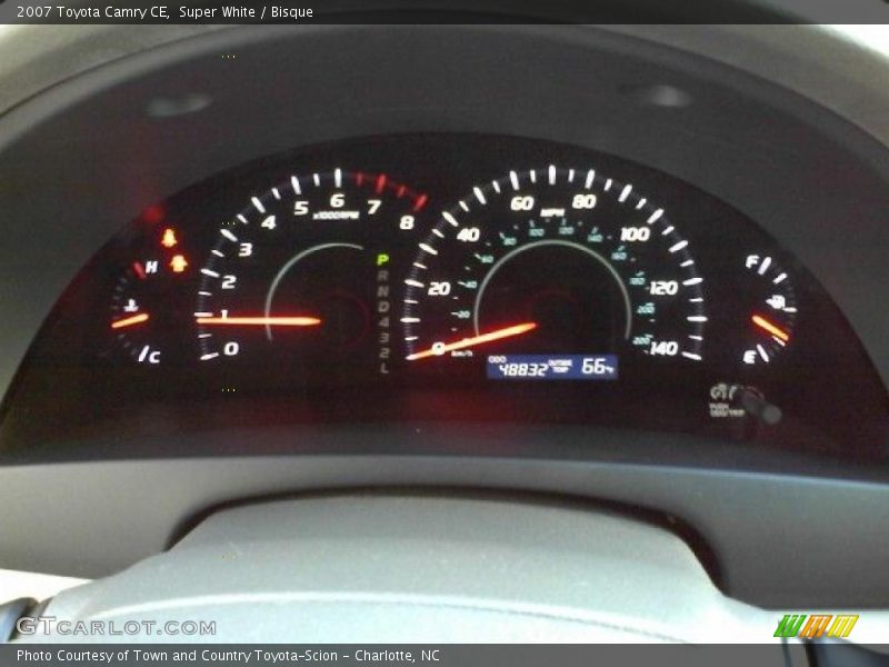 Super White / Bisque 2007 Toyota Camry CE