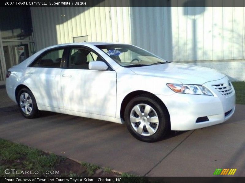 Super White / Bisque 2007 Toyota Camry CE