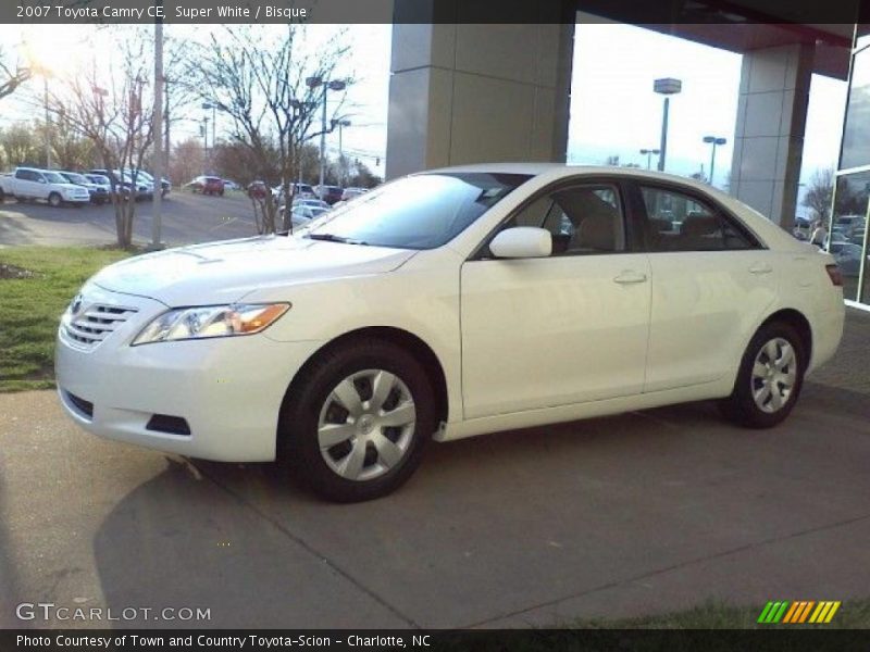 Super White / Bisque 2007 Toyota Camry CE