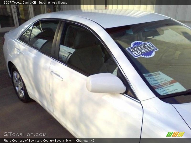 Super White / Bisque 2007 Toyota Camry CE