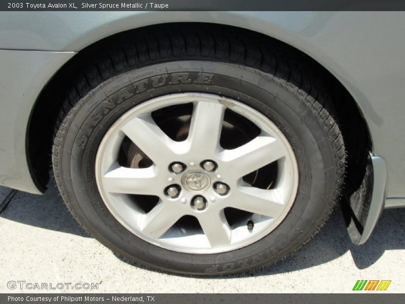 Silver Spruce Metallic / Taupe 2003 Toyota Avalon XL