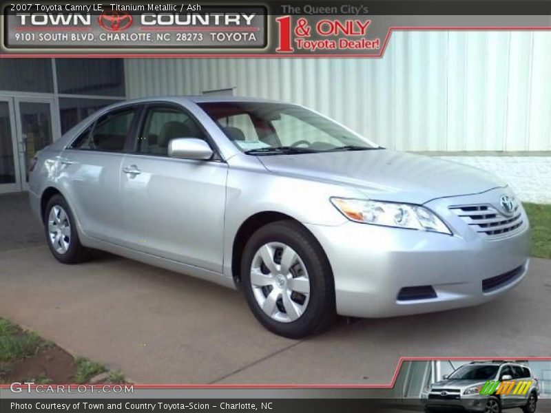 Titanium Metallic / Ash 2007 Toyota Camry LE