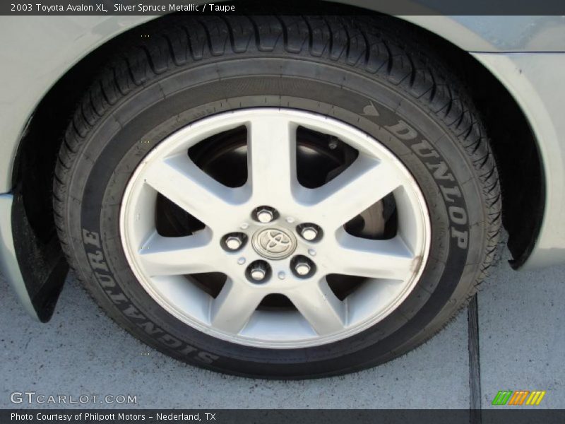 Silver Spruce Metallic / Taupe 2003 Toyota Avalon XL