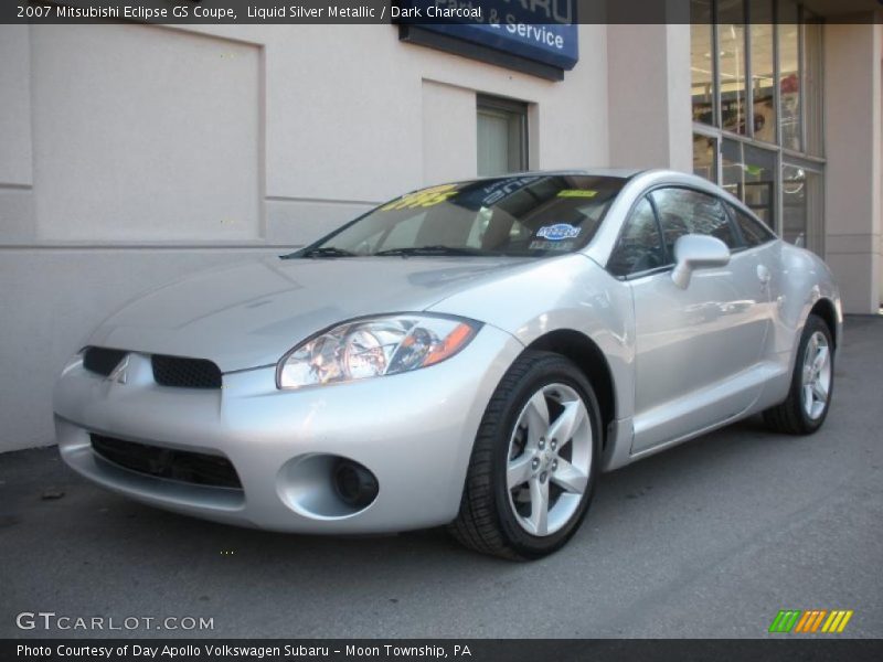 Liquid Silver Metallic / Dark Charcoal 2007 Mitsubishi Eclipse GS Coupe