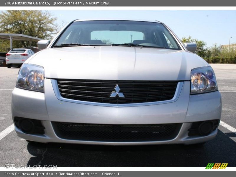 Quick Silver Pearl / Medium Gray 2009 Mitsubishi Galant ES
