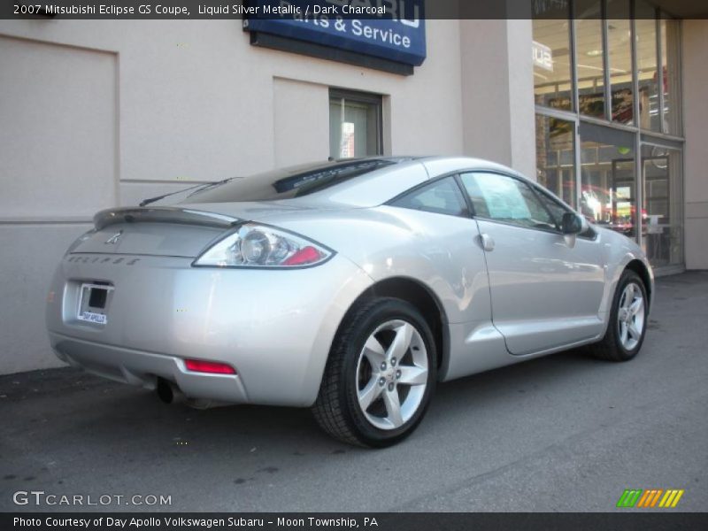 Liquid Silver Metallic / Dark Charcoal 2007 Mitsubishi Eclipse GS Coupe