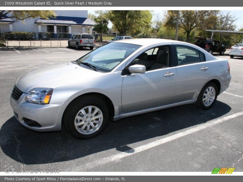 Quick Silver Pearl / Medium Gray 2009 Mitsubishi Galant ES