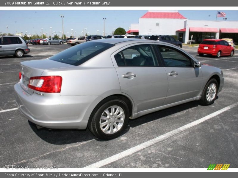 Quick Silver Pearl / Medium Gray 2009 Mitsubishi Galant ES