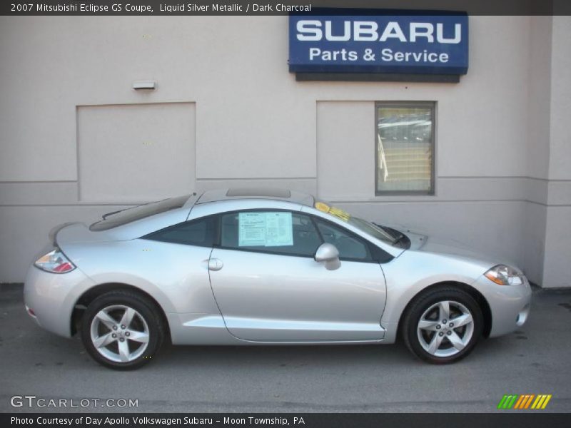 Liquid Silver Metallic / Dark Charcoal 2007 Mitsubishi Eclipse GS Coupe