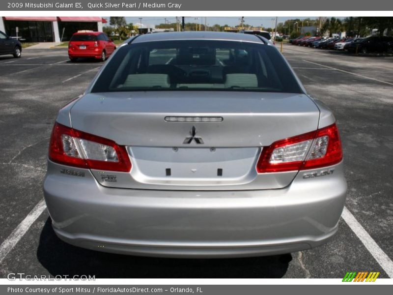 Quick Silver Pearl / Medium Gray 2009 Mitsubishi Galant ES