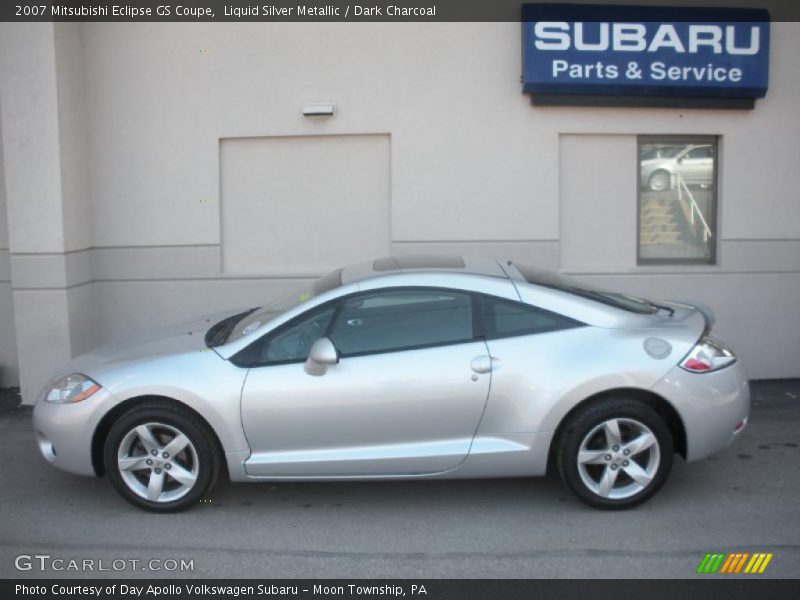 Liquid Silver Metallic / Dark Charcoal 2007 Mitsubishi Eclipse GS Coupe
