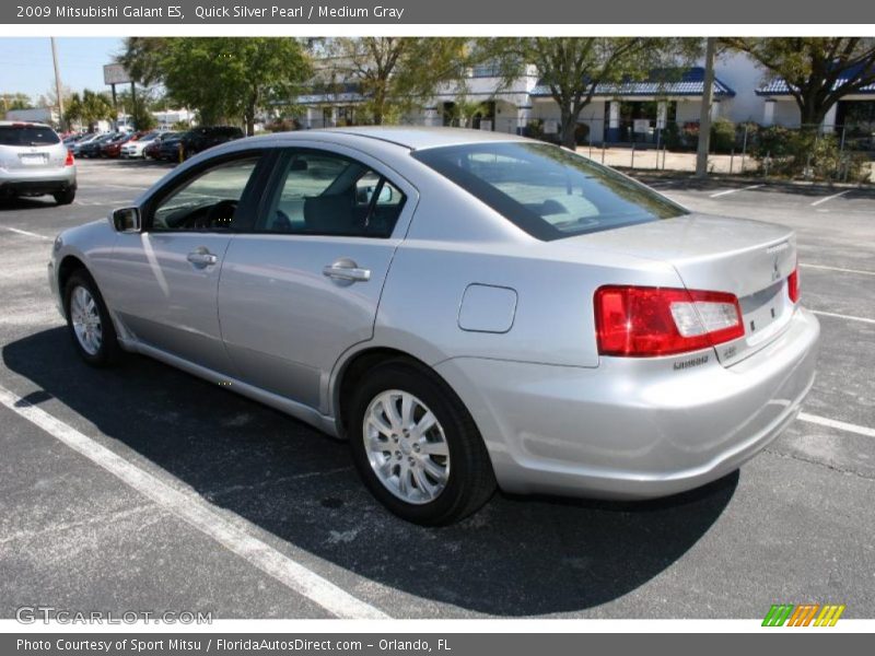 Quick Silver Pearl / Medium Gray 2009 Mitsubishi Galant ES